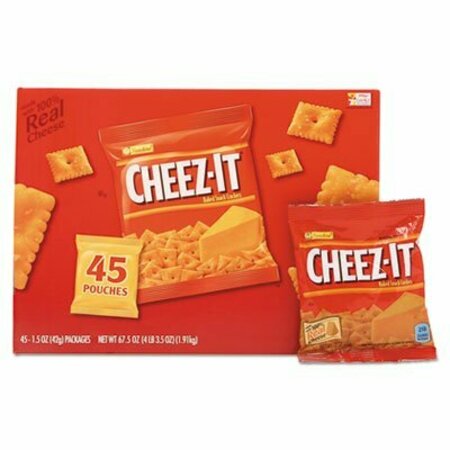 KELLOGGS Sunshine, Cheez-It Crackers, Original, 1.5 Oz Pack, 45PK 827553
